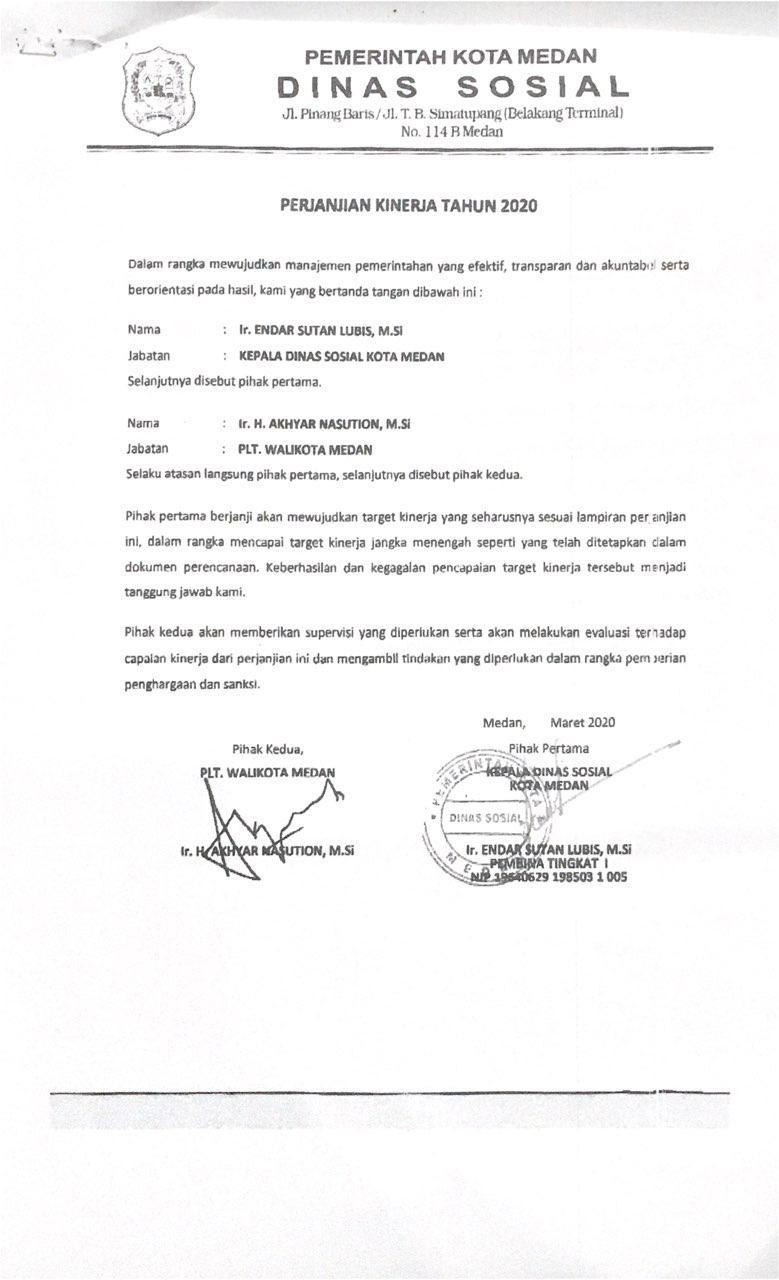 PERJANJIAN KINERJA Konasgi Bali